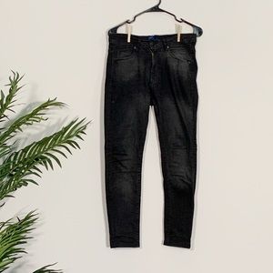 Blackish gray skinny jeans